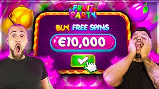 4 x €10,000 BONUS BUY on FRUIT PARTY 🍓