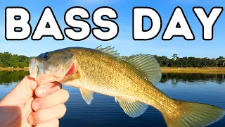 Catching BASS in super clear Lake