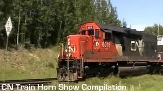 CN Train Horn Show Compilation