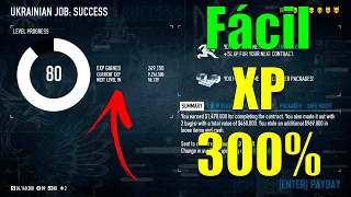 COMO CONSEGUIR MUITO XP FÁCIL NO LVL 1 PAYDAY 2 (UKRAINIAN JOB STEALTH)