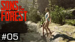 Sons Of The Forest - Virginia kommt gelegentlich zu Besuch während wir weiter bauen - #05