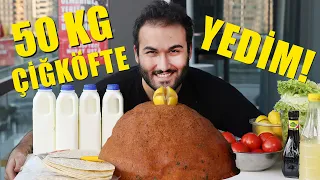 50 KİLO ÇİĞ KÖFTE YEDİM!