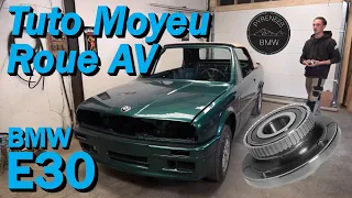 Restauration & Tutos BMW E30 | Tuto remplacement moyeu avant sur une BMW E30