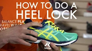 Heel Lock Lacing Technique | Kintec: Footwear + Orthotics