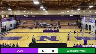 Sophomore Boys Basketball DGN v Glenbard West 1-13-23