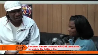 Roxanne Shante confronts KRS ONE about lyrics he wrote about her