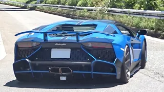 【大黒PA】スーパーカー加速サウンド／Supercars sound in Japan. Aventador, Countach, 600LT, 458, more‼️