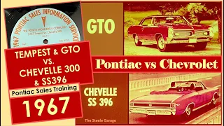 1967 Pontiac Tempest & GTO vs Chevelle 300 & SS396 - Dealer Training Film - Part 1