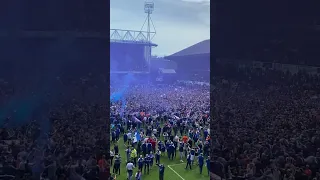 Ipswich Town pitch invasion 2024 promotion