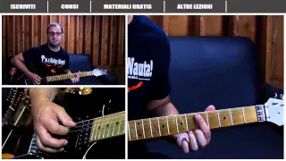 SEEK AND DESTROY - METALLICA - RIFF PRINCIPALI - LEZIONE DI CHITARRA - TUTORIAL