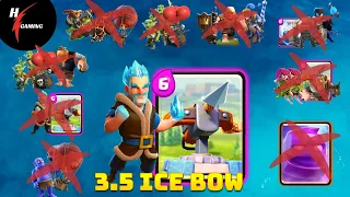 Ice Bow 3.5 Deck vs Hard Counters - Clash Royale Ladder Gameplay