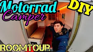 DIY Motorrad Camper -  Teil 2 - Was ist neu im Kofferanhänger? Roomtour