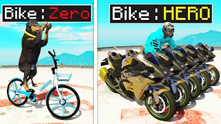 GTA 5: FRANKLIN TRANSFORMING TO GOD SUPERBIKE USING MAGIC PORTAL with CHOP & BOB (GTA V Mods)