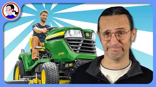 German lawnmower masculinity saved at the last minute