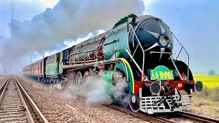 STEAM LOCOMOTIVE BEST OLD RAILWAY ENGINE #train #old #railway #railfans