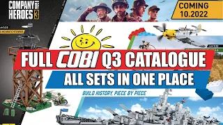 Complete COBI catalogue for Q3 2022 in one place - Tanks, armored cars, planes, warships, cars