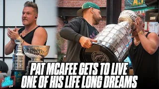 Pat McAfee Gets To Drink Out Of Lord Stanley's Cup, Best Birthday Gift Of All Time?!