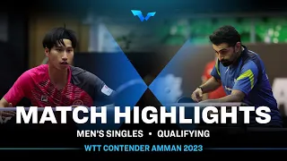 Kwan Man Ho vs Noshad Alamiyan | MS Qual | WTT Contender Amman 2023