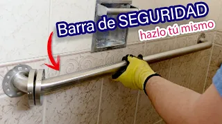 Cómo INSTALO una Barra de SEGURIDAD para BAÑO