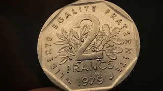 1979 France 2 Francs Coin • Values, Information, Mintage, History, and More