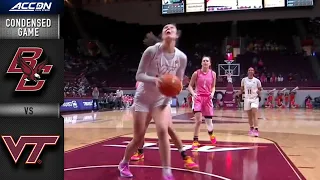 Boston College vs. Virginia Tech Condensed Game | 2021-22 ACC Women’s Basketball