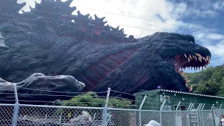 New Godzilla Zip Line Attraction in Japan!