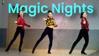 Magic Nights linedance / 매직 나이츠 / Improver - Polka