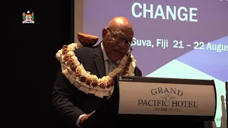 Fiji Prime Minister opens the Pacific SIDs High-Level Dialogue on Climate Change