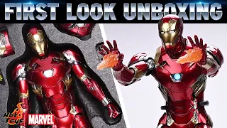Hot Toys Iron Man Mark XLVI Captain America Civil War Figure Unboxing | First Look