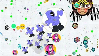 【agar.io mobile】 DUO INSANE DESTRUYENDO SERVER ☠️🔥🔥#clips #cannon #jumbo #agar.io