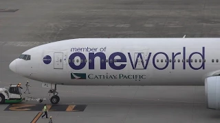 Cathay Pacific Airways Boeing 777-300ER B-KPL Pushback [HND/RJTT]