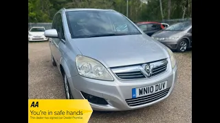 Vauxhall Zafira 1.6 16V Design Euro 4 5dr - 7 Seater