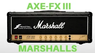 Axe-Fx III Marshall Models - Part III - JCM800
