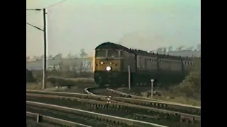 British Rail 1987 - 47221 at Barkston South Junction ECML