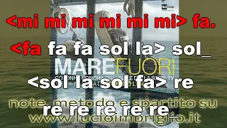 Mare fuori ('O mar for) - karaoke notazionale