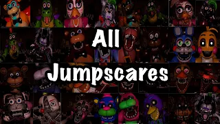 fnaf 1 but security breach All Jumpscares