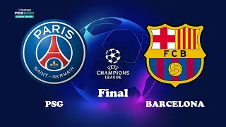 PES 2021 - UEFA Champions League FINAL | PSG vs BARCELONA | Gameplay PC