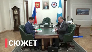 Айсен Николаев встретился президентом компании «Селигдар»