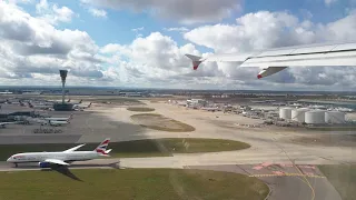 Takeoff Heathrow 27R