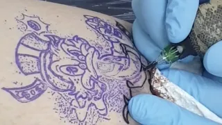 How make money donald duck tattoo