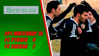 APL, Matchday 16 FC Pyunik Yerevan - FC Shirak Gyumri 0-2. Goals