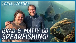 Brad & Matty Go Spearfishing! | Local Legends | Brad Leone