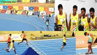 4*100m Relay Boys Final Khelo India Youth Games Panchkula 2022