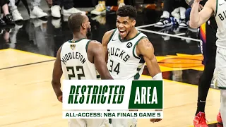 All-Access: NBA Finals Game 5 | Bucks Beat Suns, Lead 3-2 | Valley Oop | Giannis Postgame Message