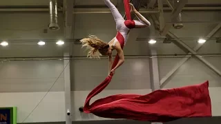 Krisztina Vellai Aerial Silk Act 2018