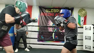 Del Rey boxing club ( Johnathan Espinoza sparring at Genaro BC)(5)