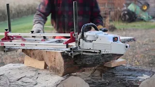 Zozen Chainsaw Mill used with Stihl 500i