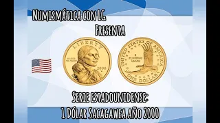 Dólar Sacagawea 2000 Serie estadounidense 🇺🇸🇺🇸🇺🇸 (Mi Colección)