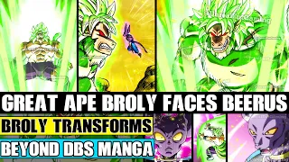 Beyond Dragon Ball Super: Great Ape Broly Faces Off Against Beerus! Brolys NEW Transformation!