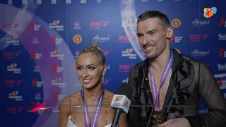 2023 WDSF GrandSlam Latin Wuxi | Marius-Andrei Balan & Khrystyna Moshenska INTW